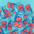 Cheery Cherries Sticker • Glitter Vinyl Sticker