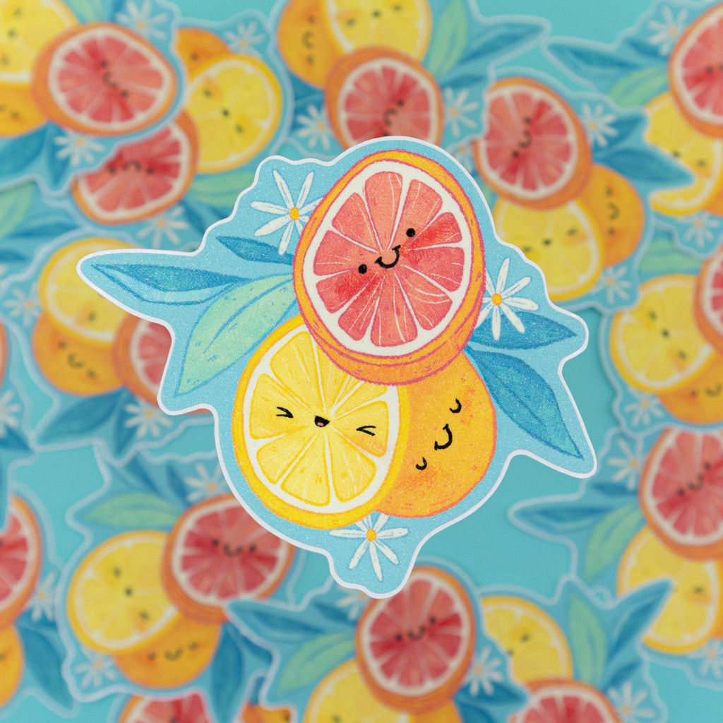 Fruitful Delights • Glitter Vinyl Sticker