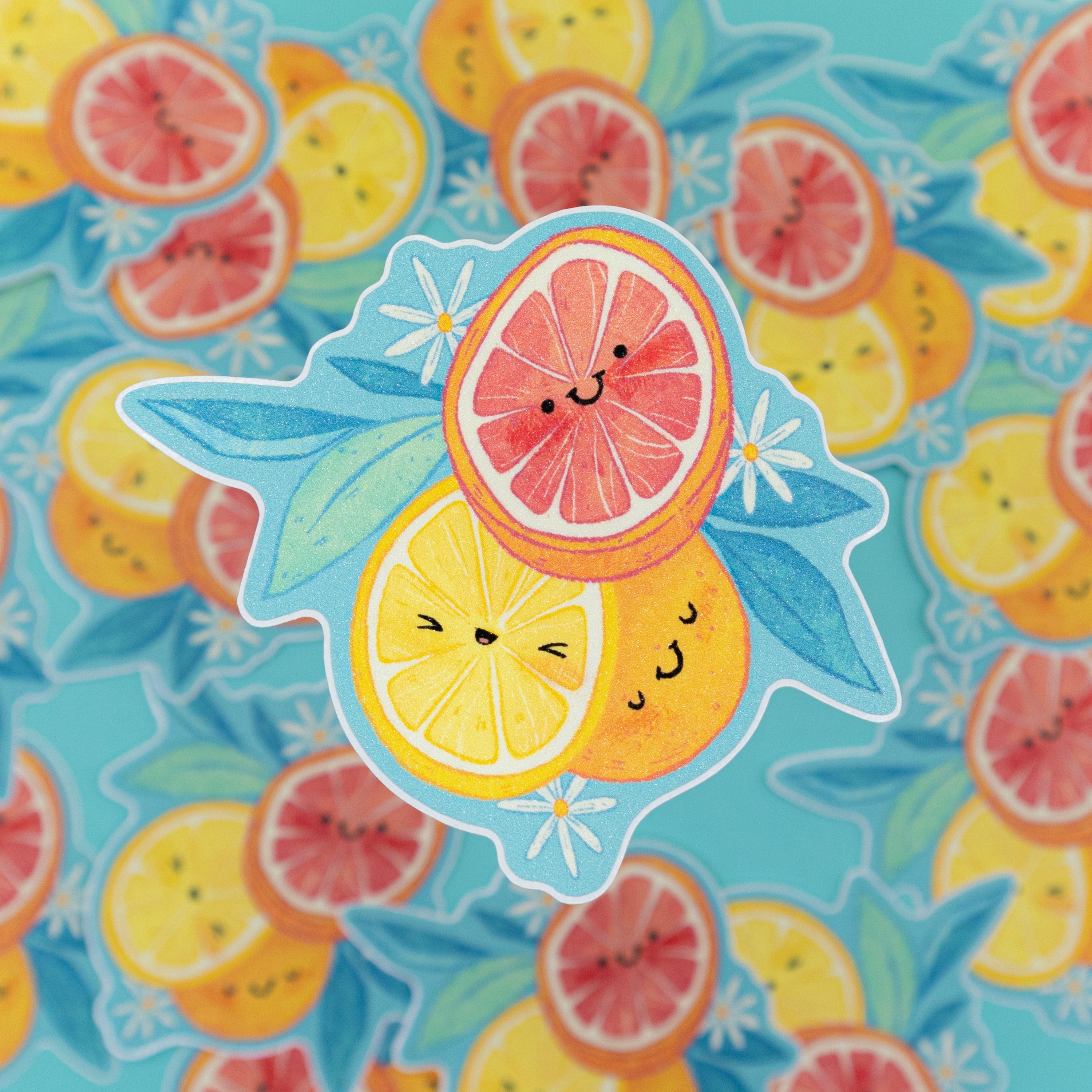 Fruitful Delights • Glitter Vinyl Sticker